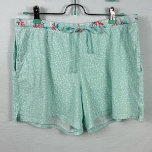 Carol Hochman Light Blue Pajama Shorts Tie at Waist Size M/M